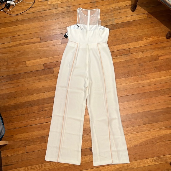 AQ/AQ The Acacia Fringe Jumpsuit in White, size 10 - Picture 13 of 14